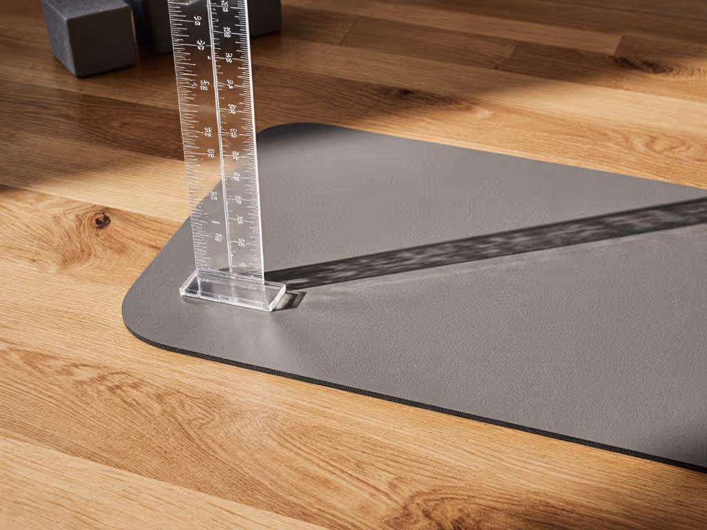 measuring_yoga_mat_thickness_with_ruler_showing_thin_mat_on_hardwood_floor