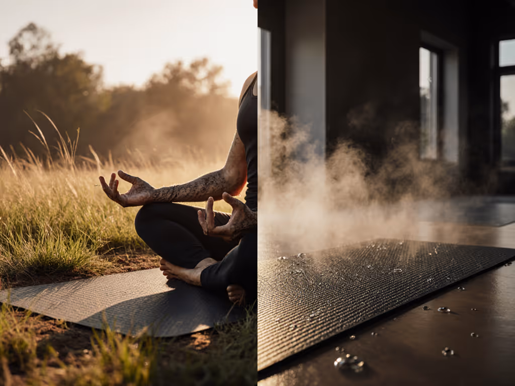 Yoga Mat Evolution: From Grass to Sticky Mats